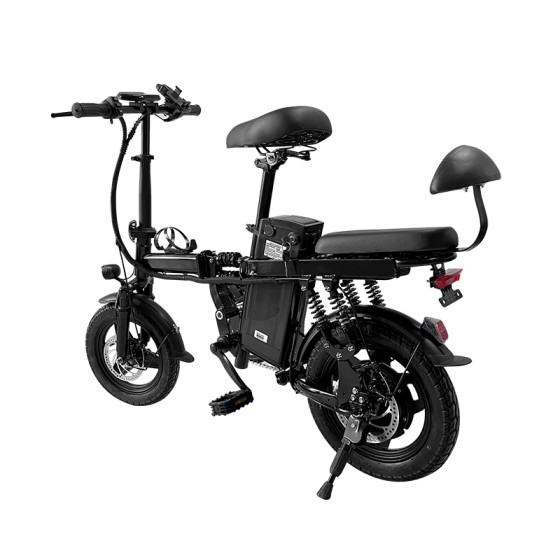 20 inch lithium battery cyclone wheel folding electric bike can be put into the trunk of the trolley 350W motor